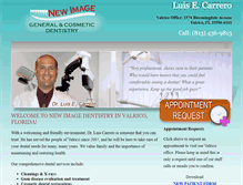 Tablet Screenshot of newimagegeneraldentistry.com